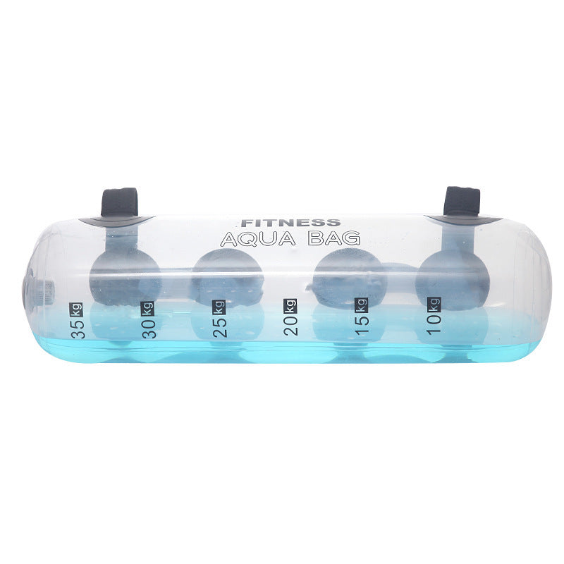 Mancuerna de Agua Transparente | Pesas Ajustables para Entrenamiento en Casa y Gimnasio 💧🏋️