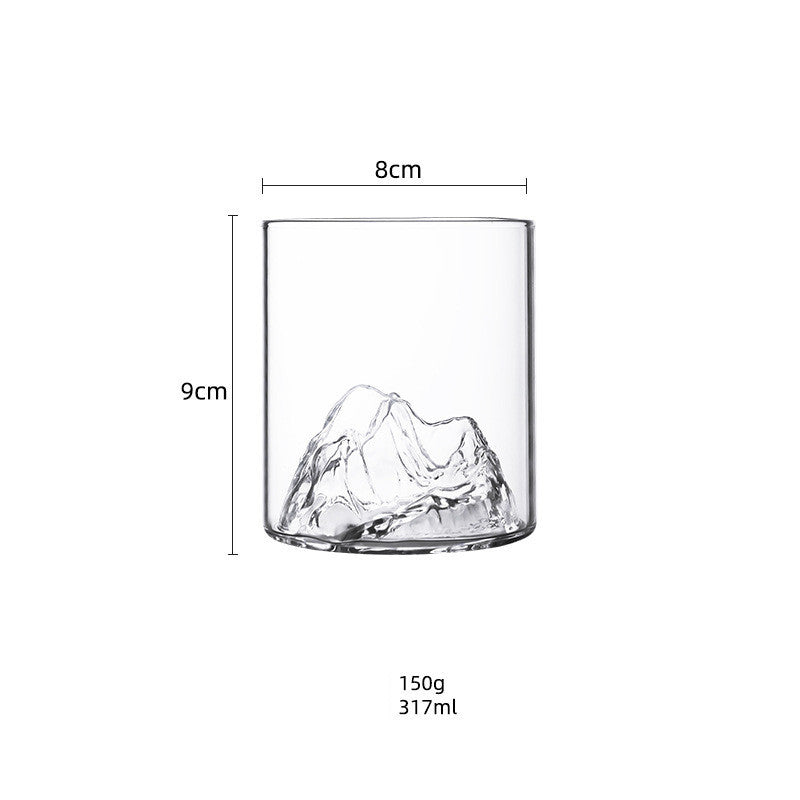 Vasos de Vidrio Mountain View | siente el poder de la montaña Biohackboost 🏔️