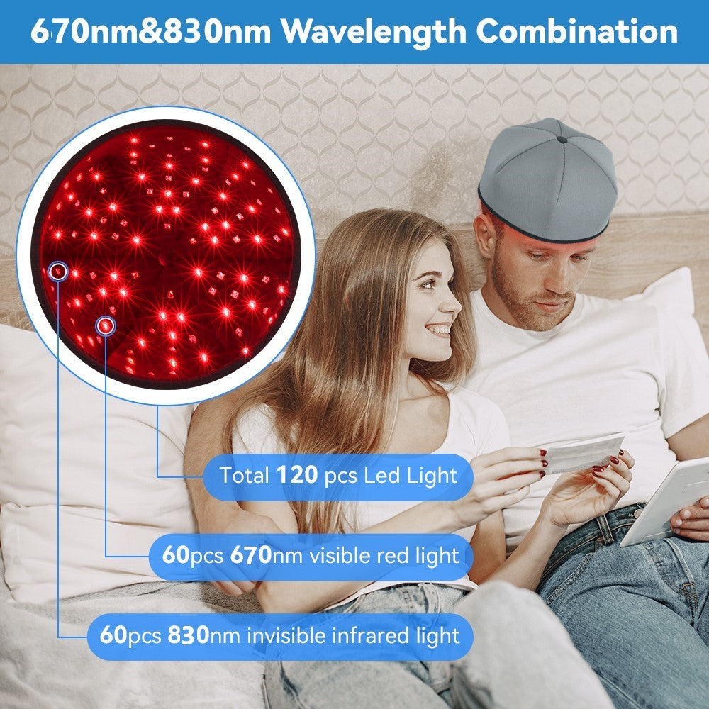 LED Hair Massager with Red Light Therapy: Scalp Stimulation and Care