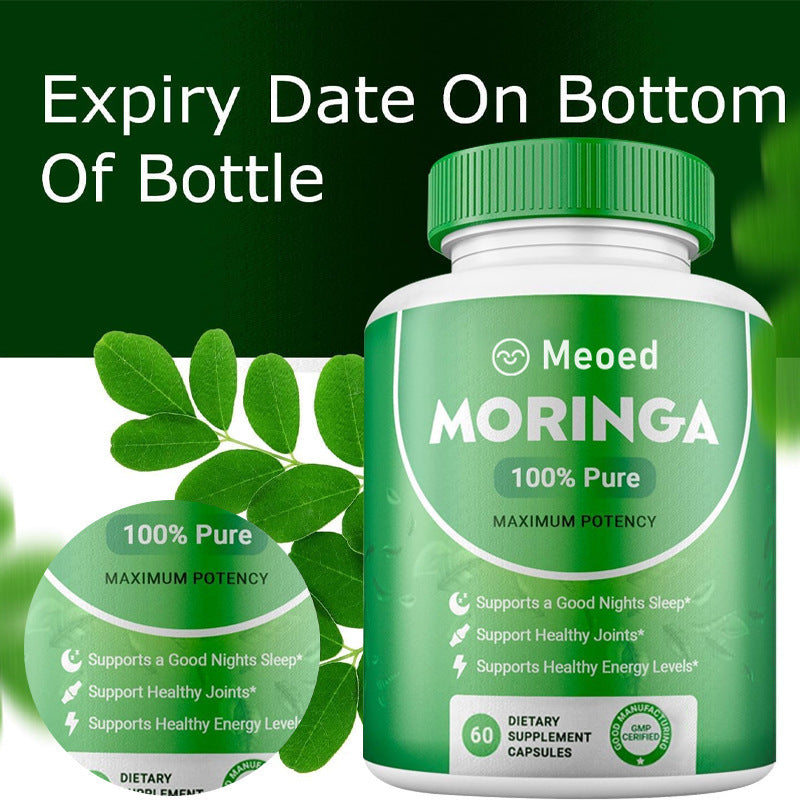 Cápsulas de hojas de Moringa