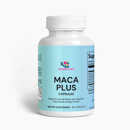 Maca Plus - Natural Supplement for Energy, Fertility and Hormonal Balance