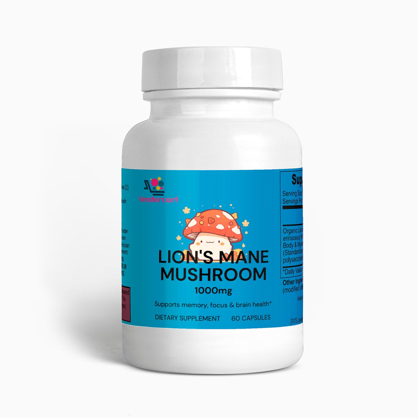 Lion's Mane - Natural Supplement to Enhance Cognitive Performance and Support Holistic Energy