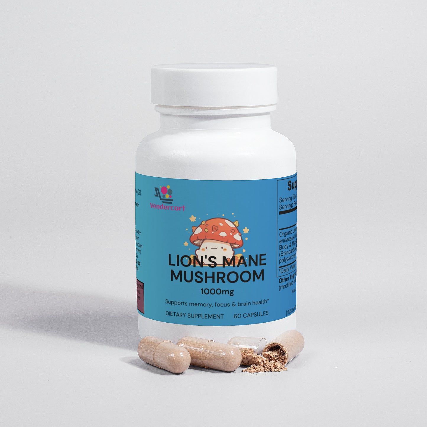 Lion's Mane - Natural Supplement to Enhance Cognitive Performance and Support Holistic Energy