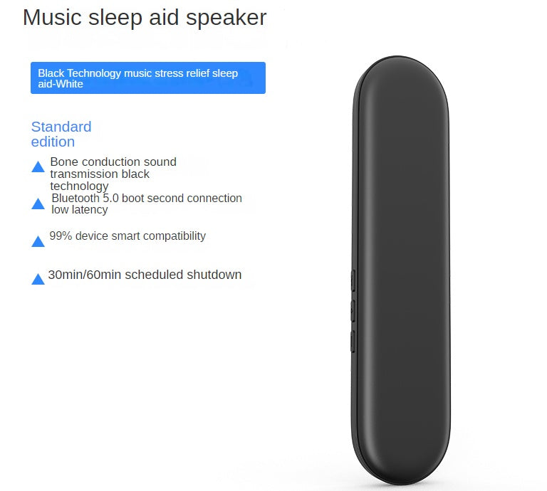 Bluetooth Sleep Speaker with Adjustable Medium Bass – Improve Your Sleep with High Quality Sound