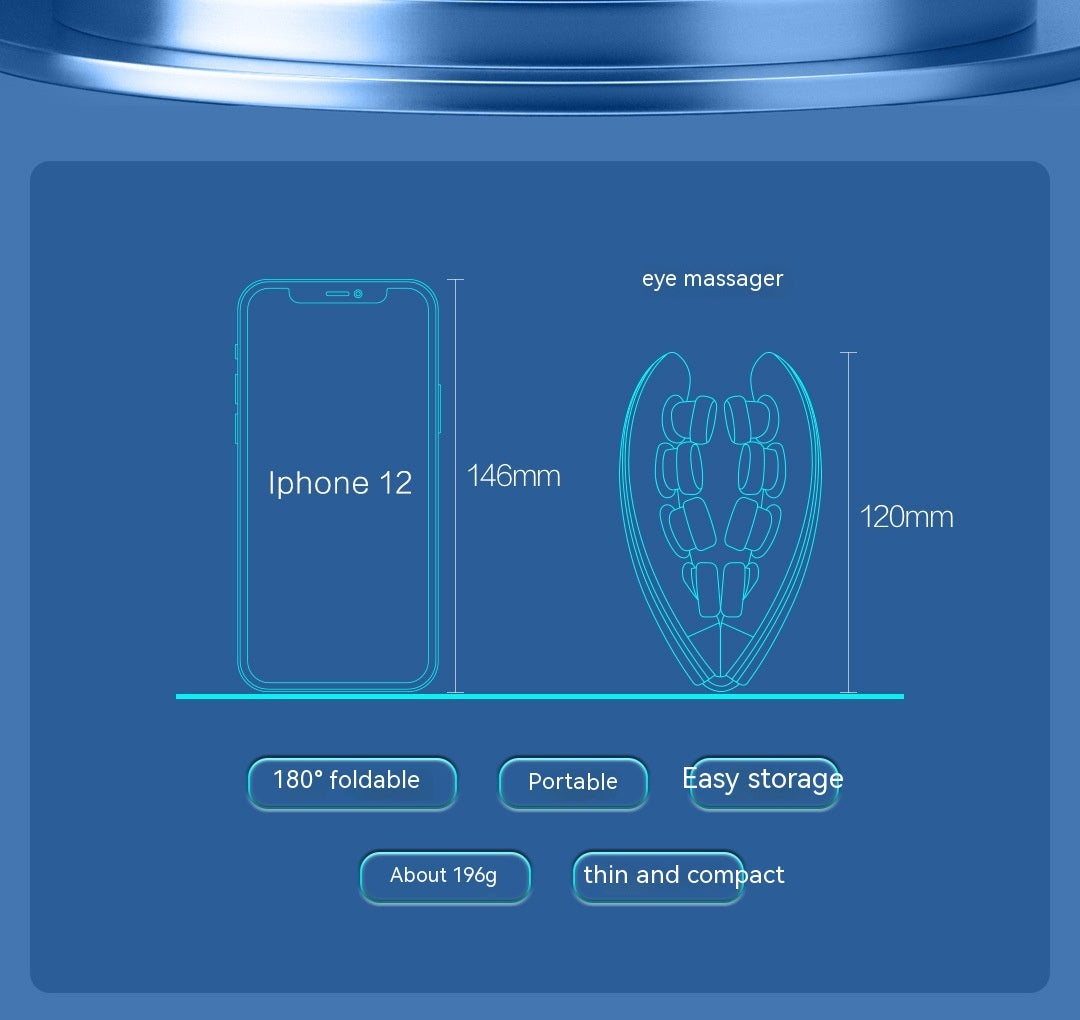 Foldable Eye Care Machine: Masaje Relajante para los Ojos, Alivio de Fatiga Visual