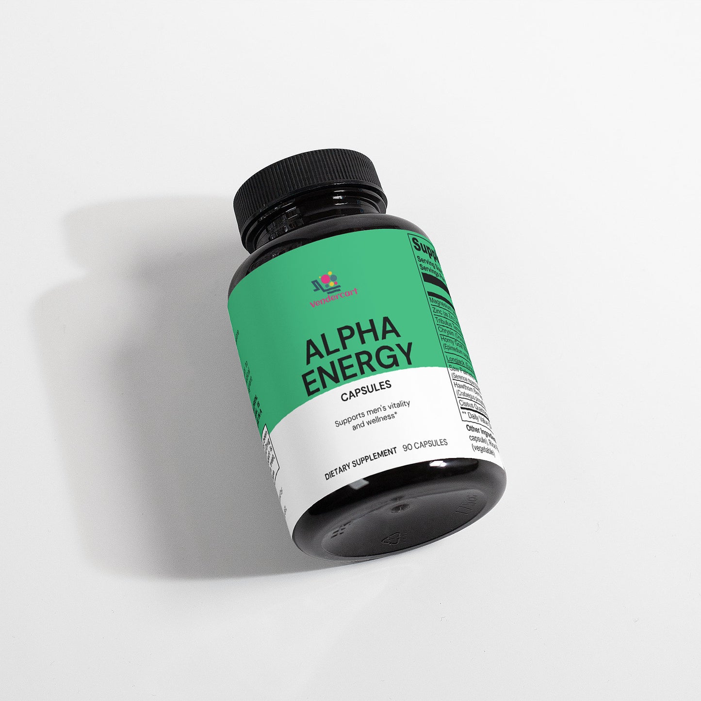 Alpha Energy - Suplemento Natural para Mejorar los Niveles de Testosterona y la Salud Masculina