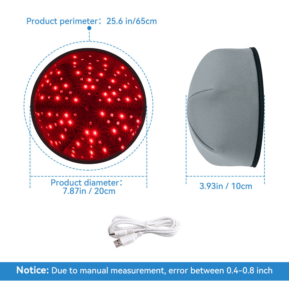 LED Hair Massager with Red Light Therapy: Scalp Stimulation and Care