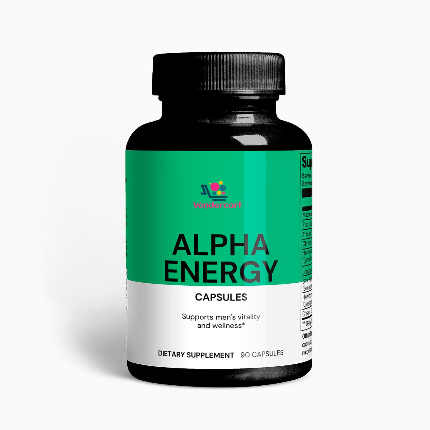 Alpha Energy - Suplemento Natural para Mejorar los Niveles de Testosterona y la Salud Masculina