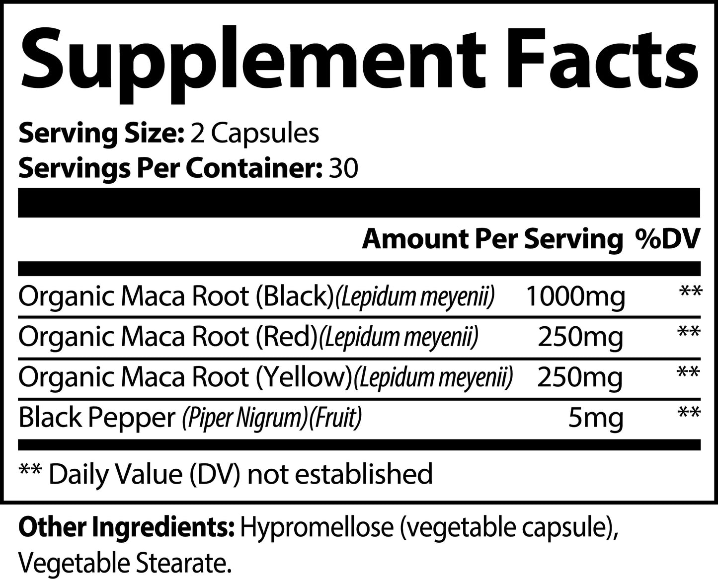 Maca Plus - Suplemento Natural para Energía, Fertilidad y Equilibrio Hormonal